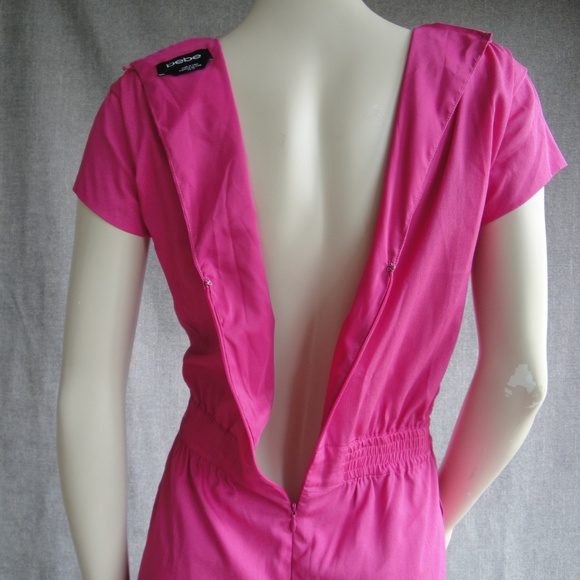 Bebe hot pink romper shorts Size XS - Picture 2 of 7